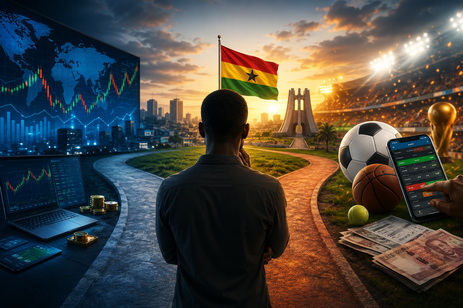 Forex Trading vs Sports Betting in Ghana