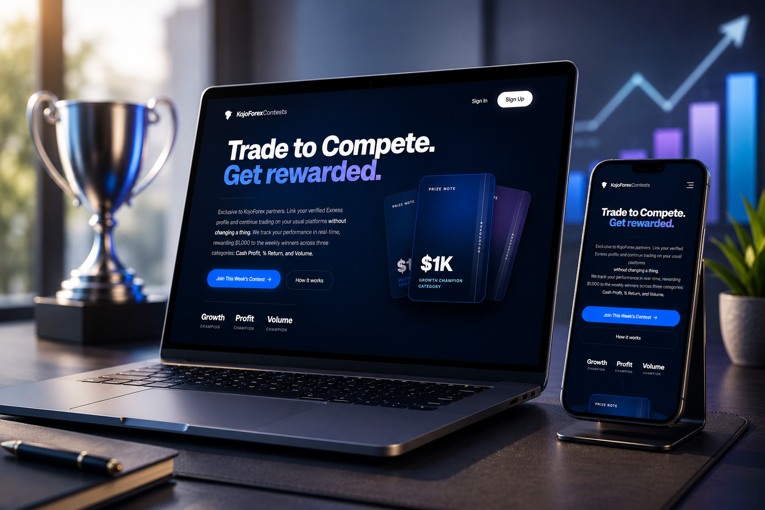 KojoForex Trading Contest: Trade on Your Terms. Keep Your Profits. Get Rewarded.
